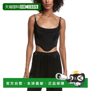 自营Versace Corset Top - black 美国奥莱直发范思哲上衣背心