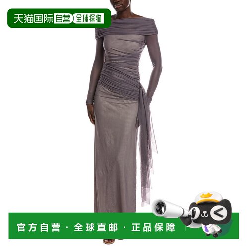 自营Misha The 'Nexus' 网眼Ls连衣裙-灰色 美国奥莱直发