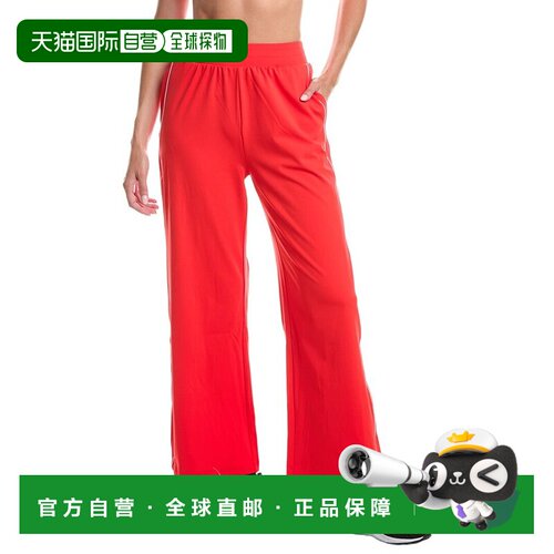 自营Gottex 28in流量宽裤-红色 美国奥莱直发休闲裤阔腿裤
