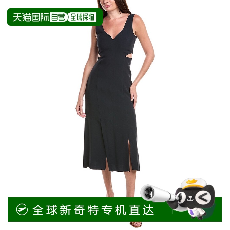 自营 Hugo Boss Dibea Midi连衣裙-蓝色 美国奥莱直发新款
