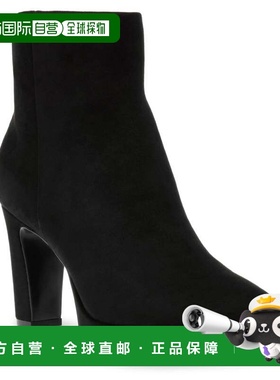 自营Anne Klein Jailene Boots Women's Black Round Toe Ankle D