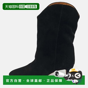 Suede Dernee High 自营Isabel Length Black Ankle Boots Marant