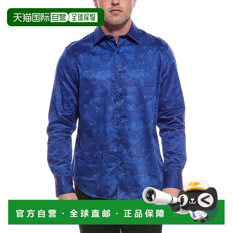 自营Robert Graham Tourneau Woven Shirt - sapphire 美国奥莱直