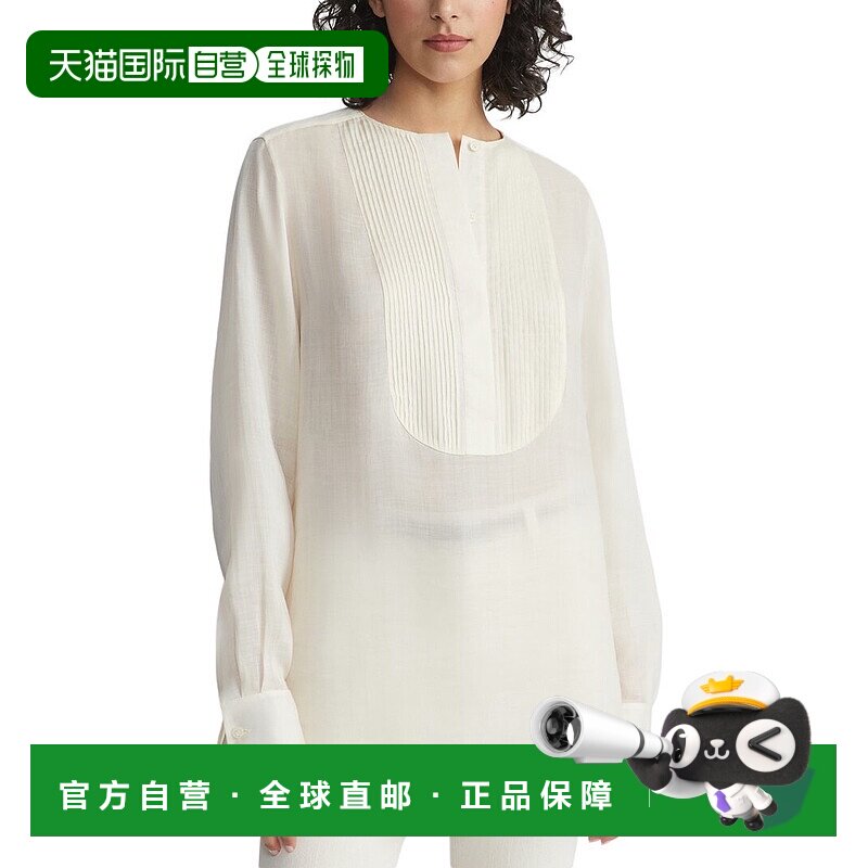 自营lafayette 148 new york拉斐特148纽约Pintuck Bib Popover衬