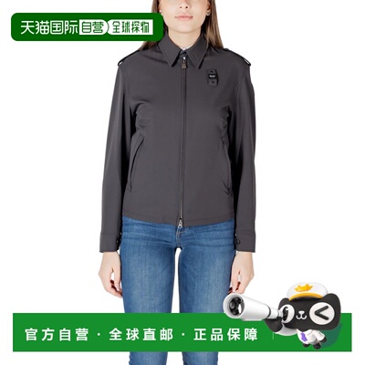 自营Blauer Polyamide Biker Women's Jacket - black 美国奥莱直