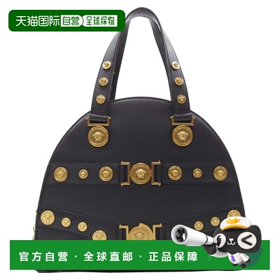 自营Versace Tribute gold Medusa stud bondage bowling shoulde