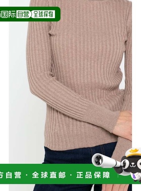 自营in2Cotton Cashmere Blend Long Sleeve Crew Turtleneck Pul