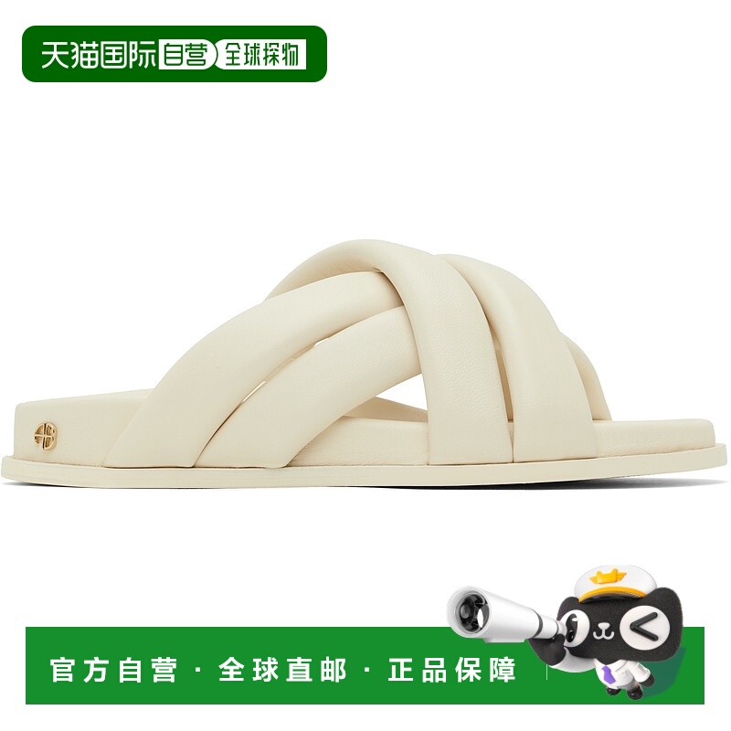 1h可退 香港直邮潮奢 ANINE BING 女士 灰白色 Lizzie 凉鞋 A1440