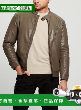 1h可退 【美国直邮】guess 男士 外套皮衣