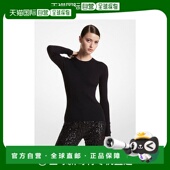 休闲保暖女装 上 Kors女士针织衫 圆领纯色时尚 美国直邮 Michael