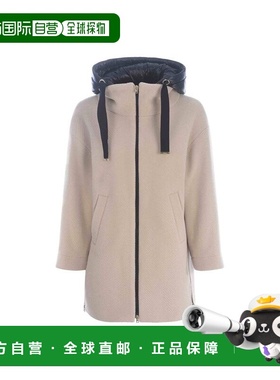 自营Herno Virgin Wool Women's Coat - Beige 外套美国直发奥莱