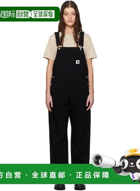 1h可退 香港直邮潮奢 CARHARTT WIP 女士 黑色 Bib Straight 背带