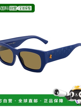 自营Jimmy Choo Sunglasses Square Full Rim, Blue Frame And Br