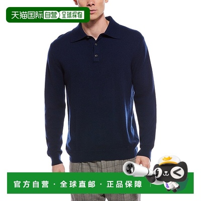 自营forteforteForte Cashmere Polo Cashmere Sweater - blue 美