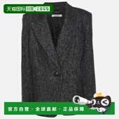 Rinaldi Breasted Grey 自营Marina Tweed Single Blazer grey