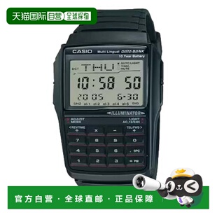 自营Casio Men’s Black Digital Databank Calculator Watch wit