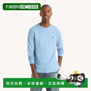 自营Nautica Crewneck Long-Sleeve T-Shirt - allure 美国奥莱直