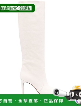 自营 paris texas巴黎得克萨斯州女士白色细高跟鞋85mm皮靴-白色