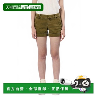 橄榄枝 自营 denim汉普顿中腰卷麻短裤 john 美国奥莱 dear