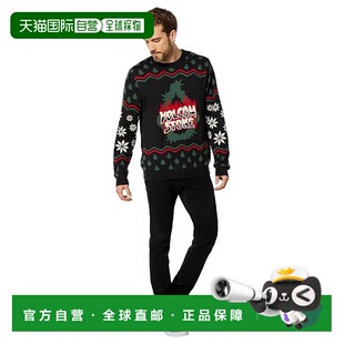 自营Volcom Holi Dazed Sweater Men's Black Long Sleeve Pullov