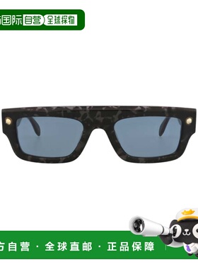 自营alexander mcqueenSquare-Frame Recycled Acetate Sunglasse