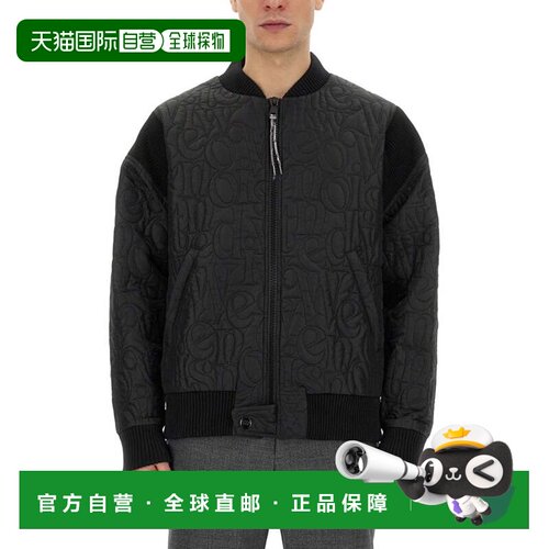 自营vivienne westwoodStripped Cyclist Jacket - black 美国奥