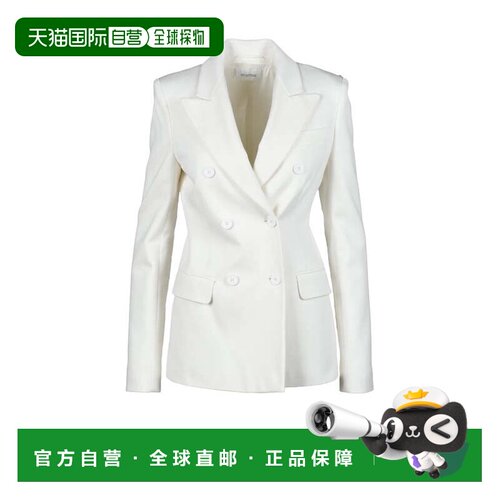 自营sportmaxDouble-Breasted Tailored Jacket with Structured