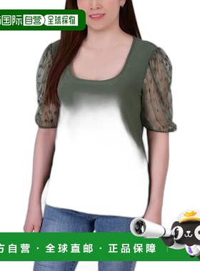 1h可退 【美国直邮】ny collection 女士 上装T恤