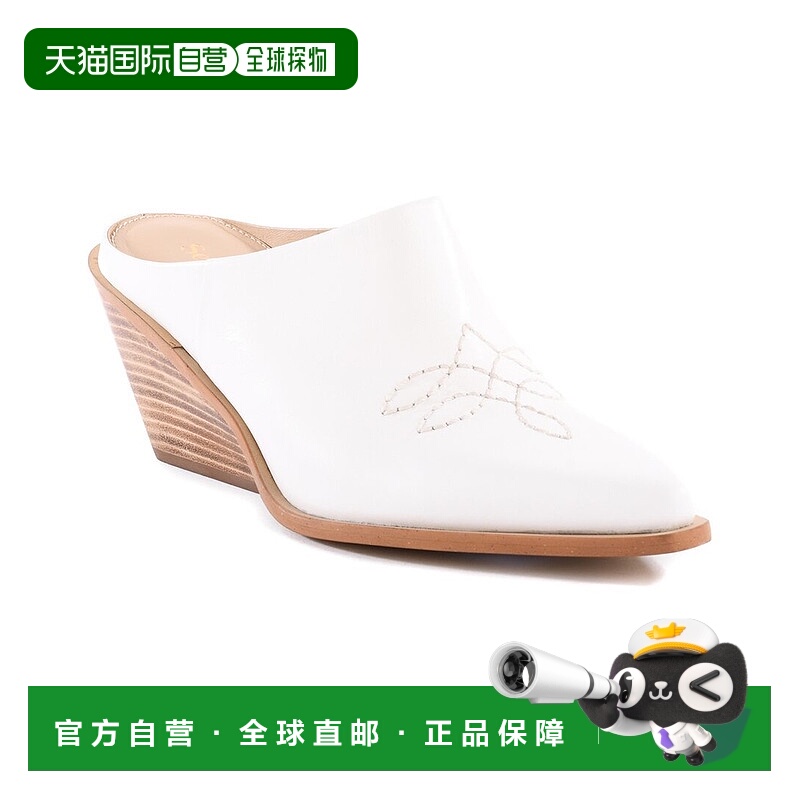 自营 seychelles塞舌尔精神皮骡-白色 美国奥莱直发女鞋穆勒鞋