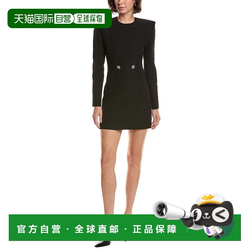 自营Versace Wool Blazer Dress - black 美国奥莱直发