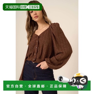 姜饼 自营project 一块纹理纽扣前襟Cardi t我心 美国奥 social