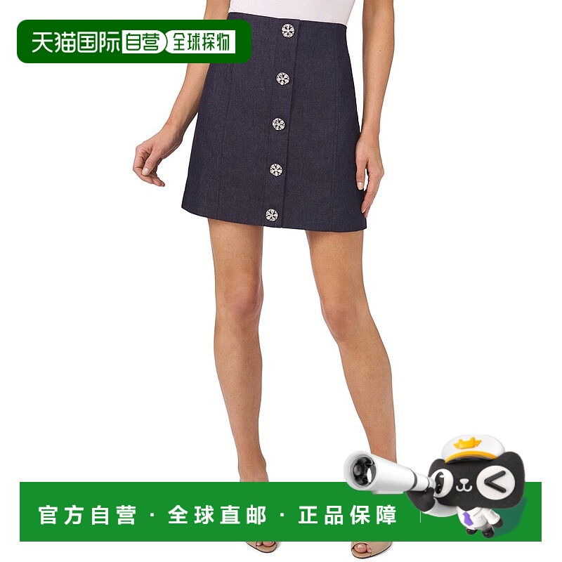 自营CeCe常规合身裙-蓝色 美国奥莱直发