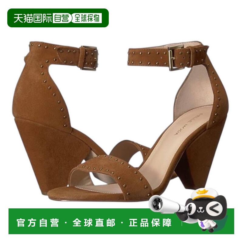 自营 pelle modaWomen's Krista Sandal In Cognac Kid Suede - c