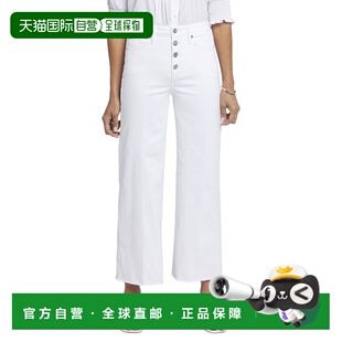 White 美国奥莱 自营NYDJ Optic Jean white Crop Teresa Ankle