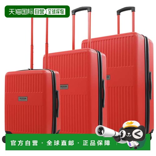 自营True Religion ABS 3件式可扩展硬面旋转器行李箱套装-22 “2