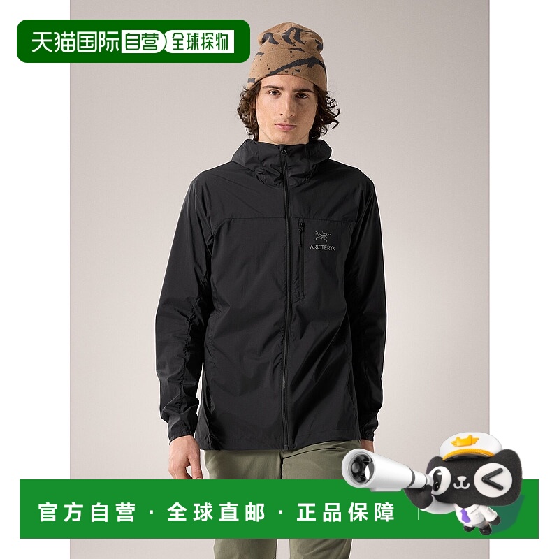 自营 ARCTERYX始祖鸟 SQUAMISH男士连帽户外夹克外套