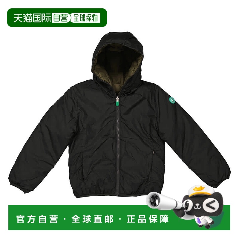 自营 Save The Duck Reci双面连帽夹克-绿黑色 美国奥莱直发