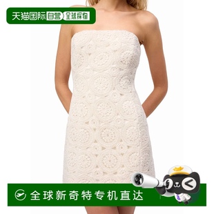 美国奥莱直发 自营 cami nyc澳洲坚果钩针迷你连衣裙 澳洲坚果