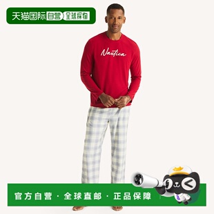 Family oakleaf Mens fa0 Set Men Pajama 自营Nautica Plaid