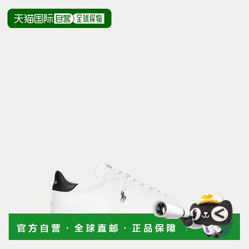 自营RALPH LAUREN拉夫劳伦PoloHeritageCourtII皮革运动鞋