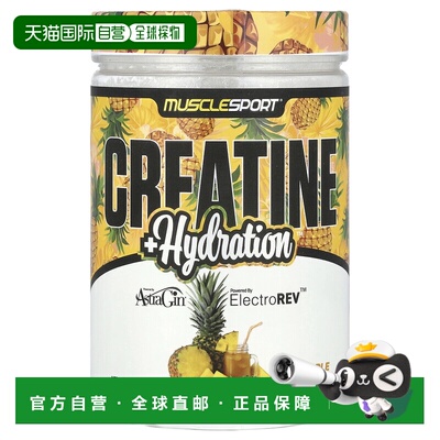 香港直邮MuscleSport,肌酸 + ，10.58 盎司（300