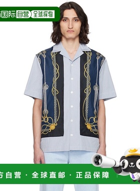 1h可退 香港直邮潮奢 versace 范思哲 男士 蓝色 & 海军蓝 Nautic