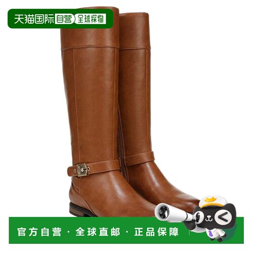 自营Dr. Scholl's Hello骑手靴子女士蜂蜜人造皮革膝盖高HTAT1205