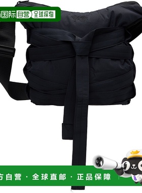 1h可退 香港直邮潮奢 Y-3 女士 黑色 Cinch 单肩包 JV9770斜挎包