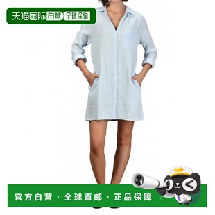 美国奥莱直发 连衣裙 自营xirena蓝色薄雾中 泰森长袖
