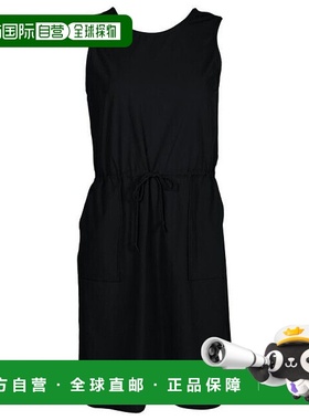 自营 mountain khakis山地卡其色Rambler连衣裙女式黑色系带无袖J
