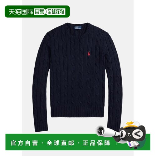 自营 海外直邮Polo Ralph Lauren拉夫劳伦 纯色圆领针织衫 女款
