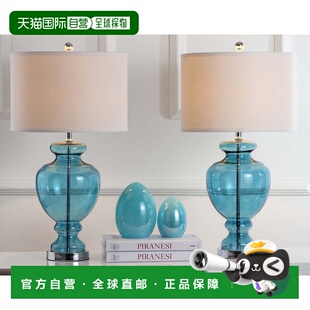 自营safavieh摩洛哥玻璃灯-蓝色 美国奥莱直发