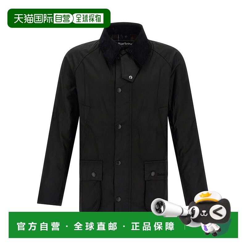 自营barbour'Ashby' Jacket - black 美国奥莱直发