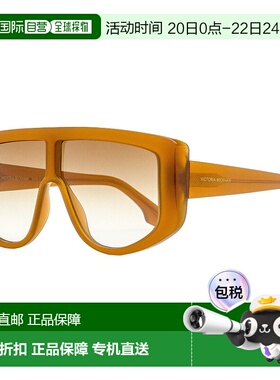 自营Victoria Beckham Women's Arching Shield Sunglasses VB664